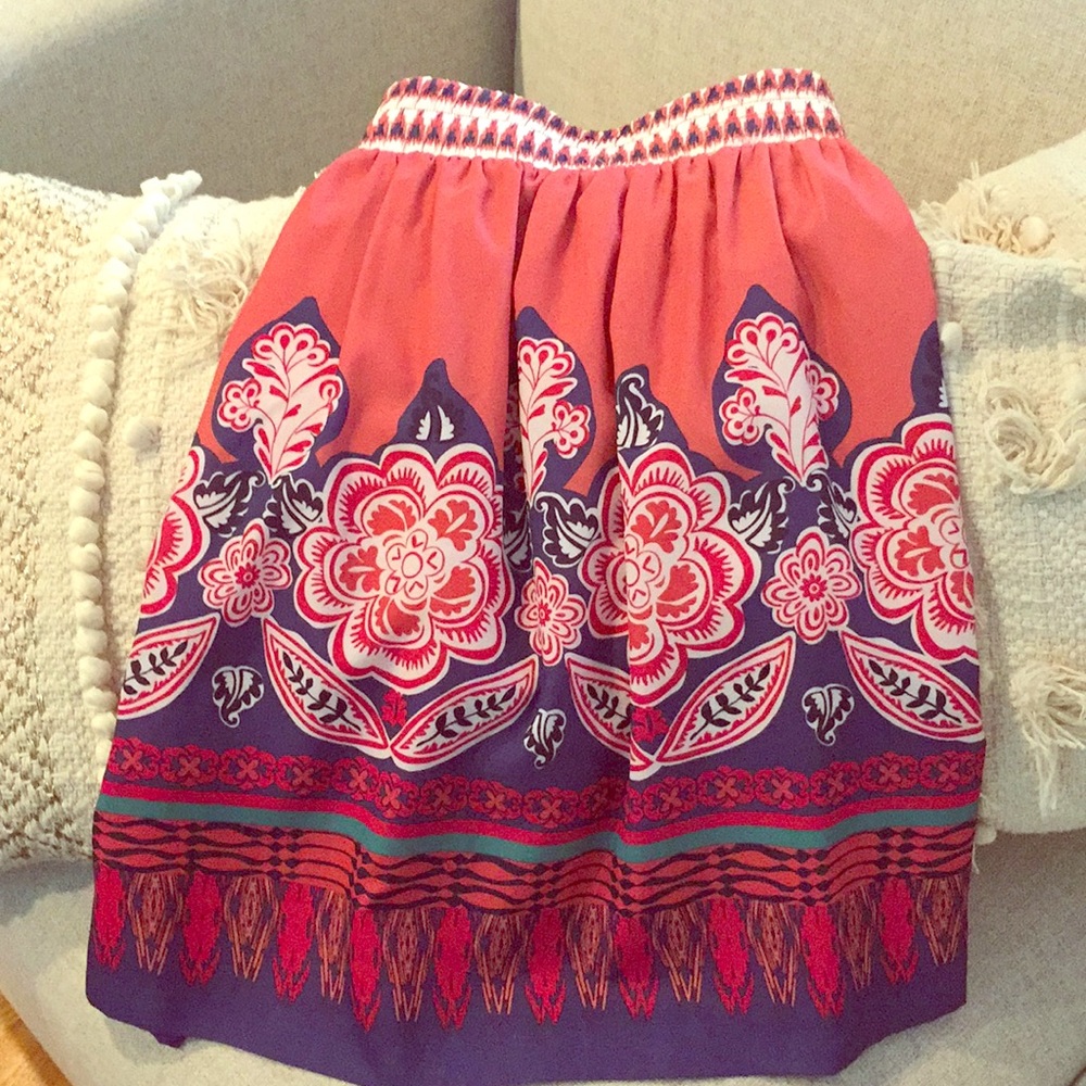 Beautiful and colorful skirt
